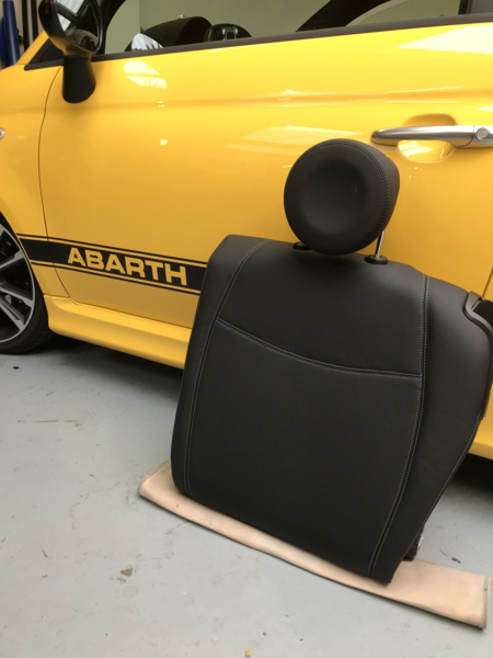 Yannaky Auto Sitzbezüge auflagen für F-iat Abarth 595 / Abarth
